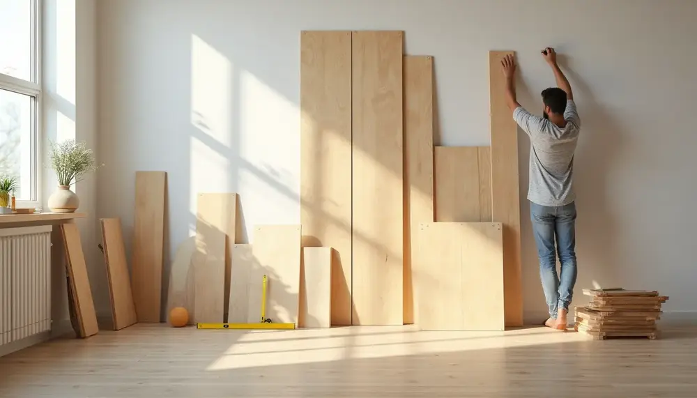 DIY-Tipps: Wandgestaltung mit Holz selber machen leicht gemacht