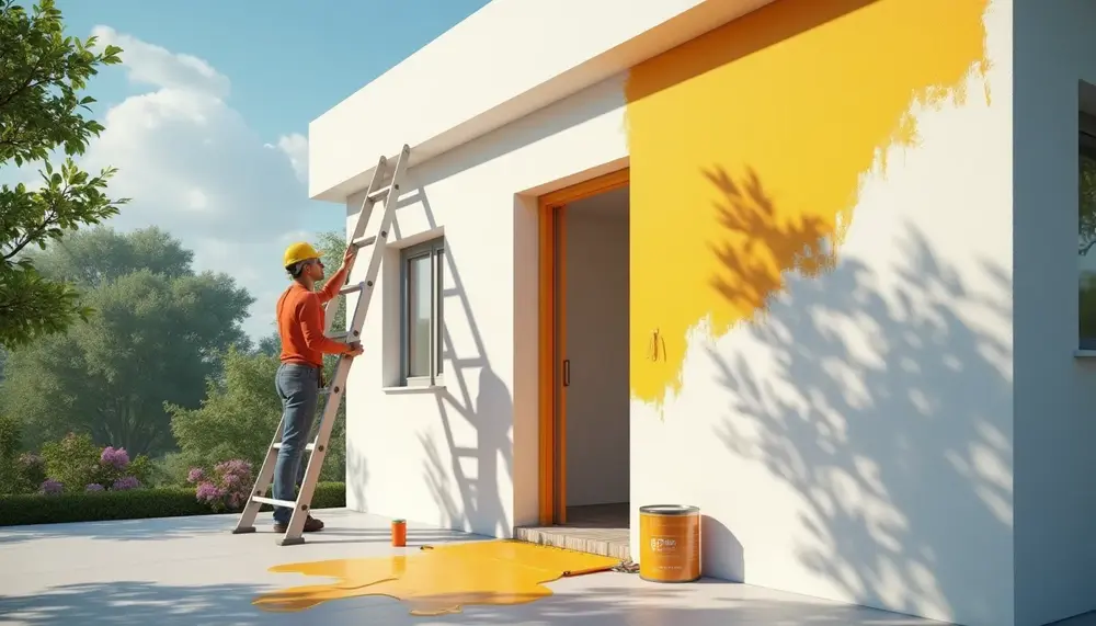 Fassadenanstrich: Nach wieviel Jahren ist ein neuer Anstrich nötig?