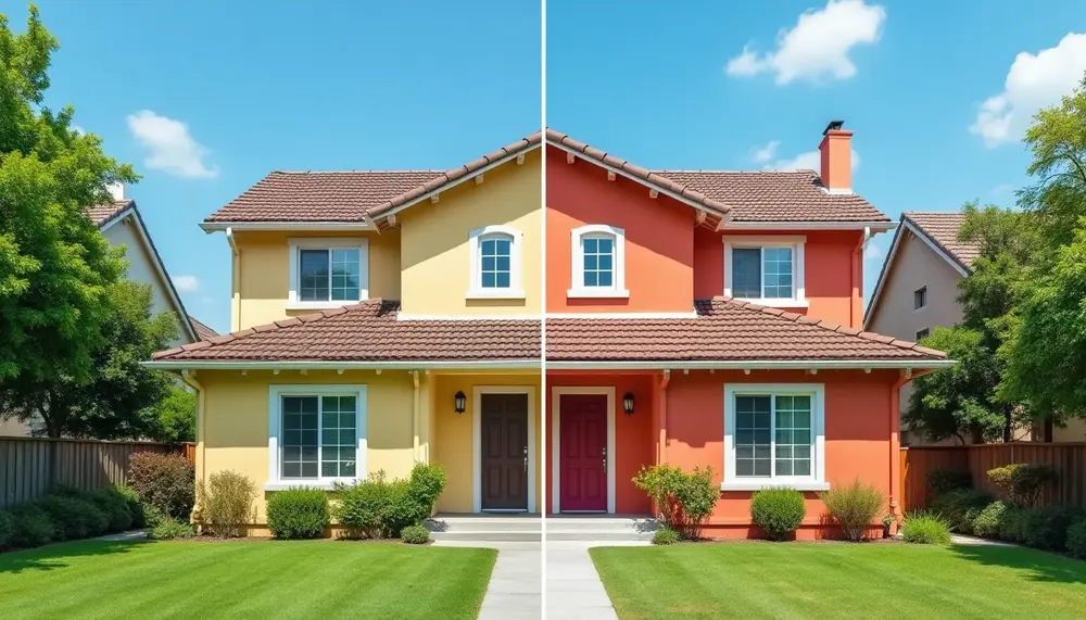 Fassadenanstrich vorher nachher: So verändert sich das Gesamtbild eines Hauses