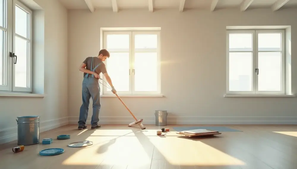 Malerarbeiten während der Estrichtrocknung: Was Sie beachten müssen