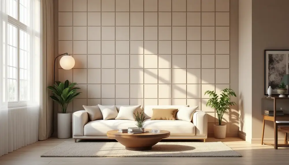 Moderne Wandgestaltung mit Quadraten für Ihr Zuhause