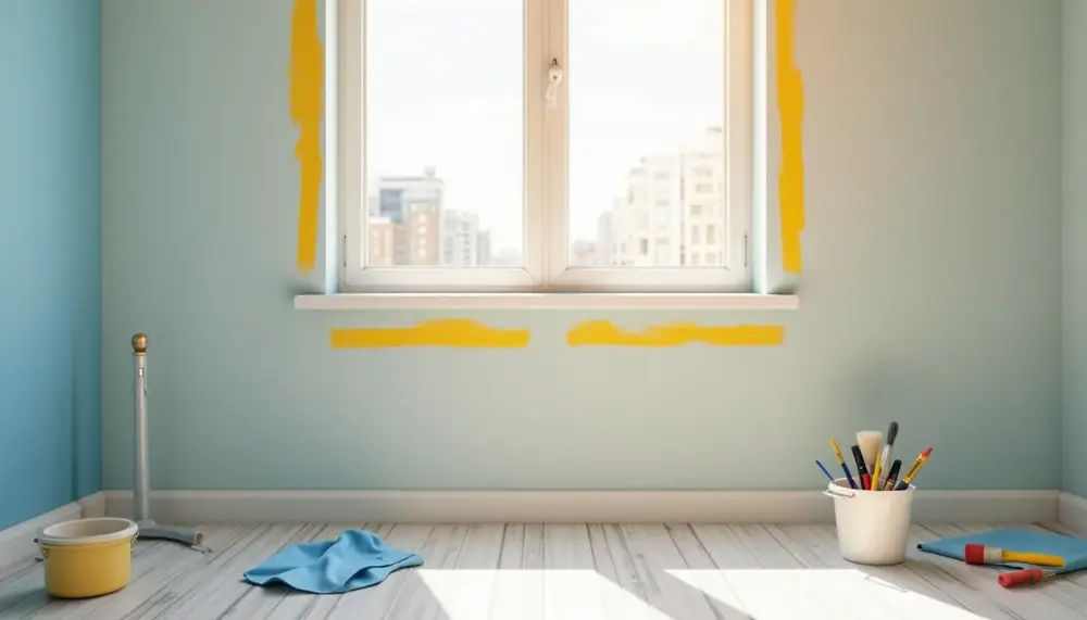 Schritt-für-Schritt-Anleitung: Fenster abkleben bei Malerarbeiten