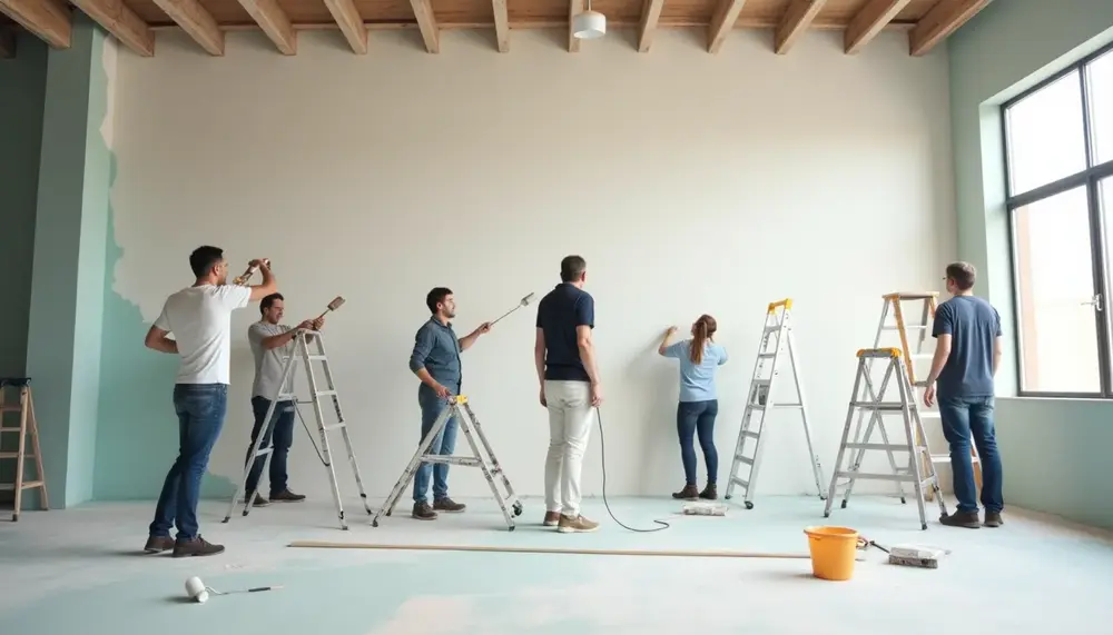Schritt-für-Schritt zu perfekten Malerarbeiten im Rohbau