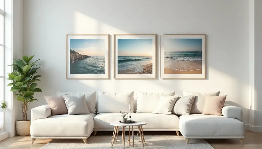 Urlaubsbilder kreativ in die Wandgestaltung integrieren