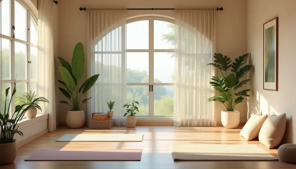 Wandgestaltung im Yogaraum: Tipps für Ruhe und Harmonie
