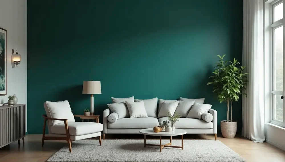 wandgestaltung-in-petrol-der-trend-fuer-moderne-wohnraeume