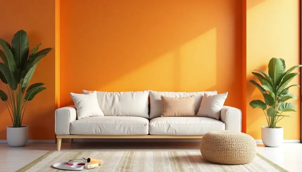 Wandgestaltung Orange: Tipps für harmonische Farbkonzepte